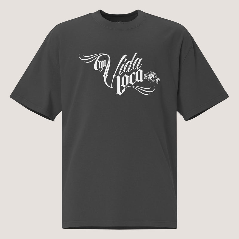 Camiseta oversize desteñida Mi Vida Loca